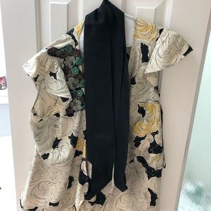 Silk wraparound blouse